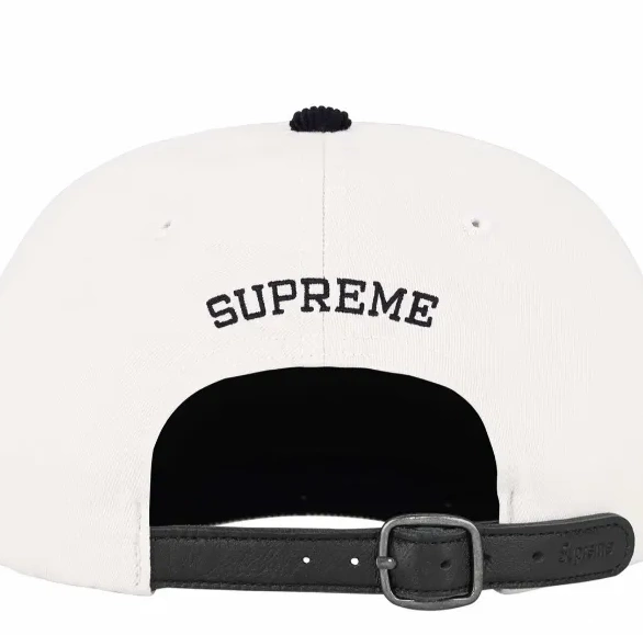 Buckle Retro S Black 6-PANEL Color Embroidered White LOGO 2-TONE Red Khaki Leather 24SS blocked Hat 0502